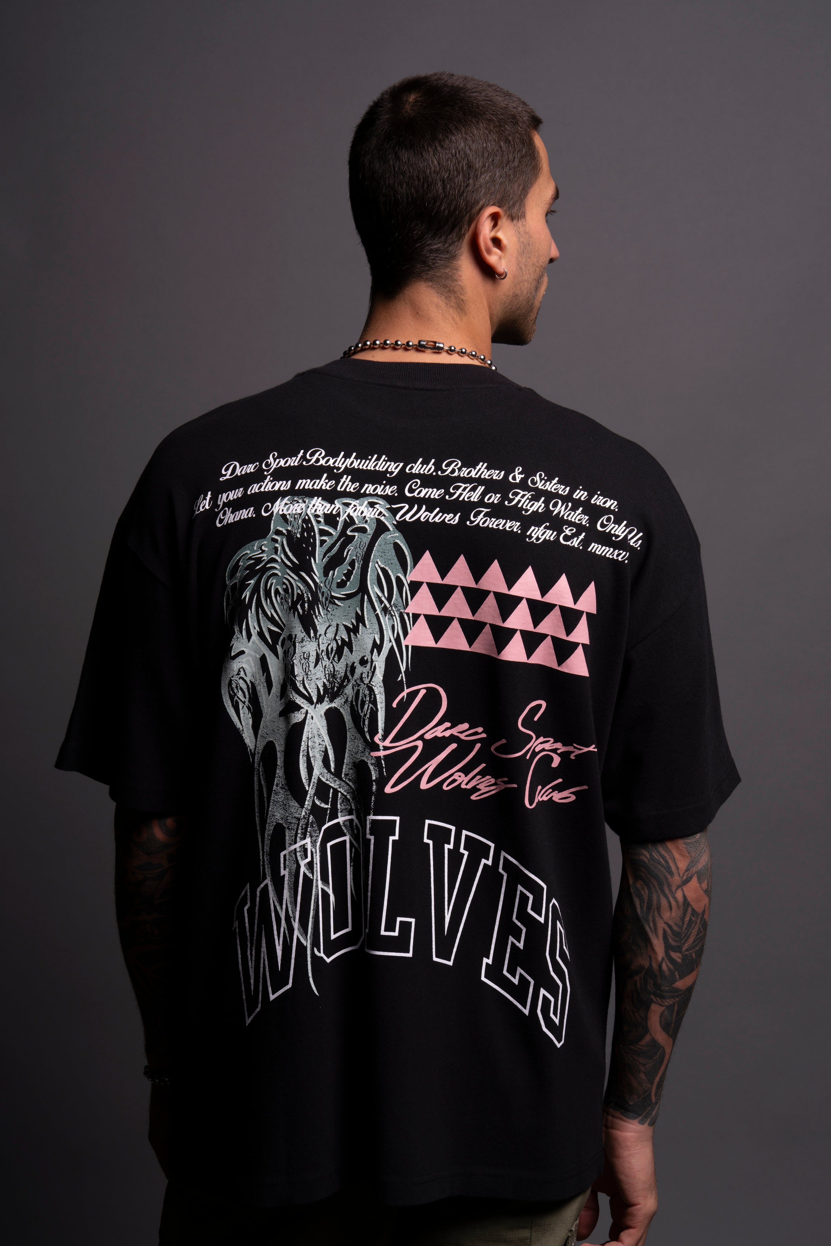 Protect Us "Premium" Oversized Tee in Black/Green