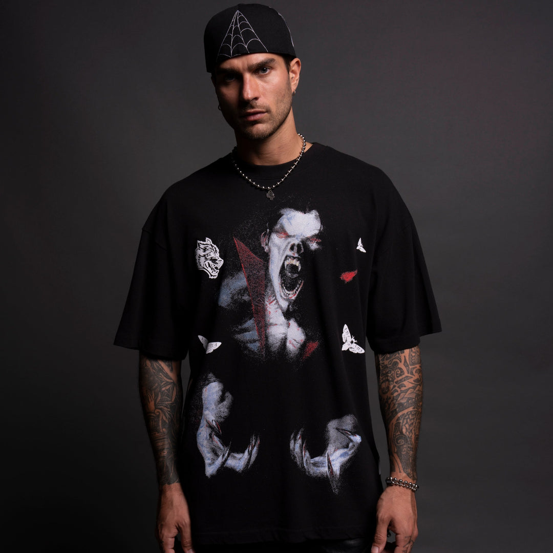 Morbius "Premium" Oversized Tee in Black