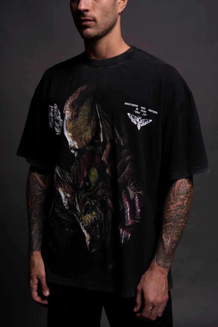 Green Goblin "Premium" Oversized Tee in Black