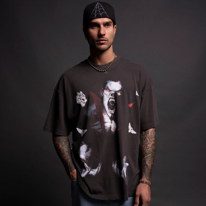 Morbius "Premium" Oversized Tee in Wolf Gray