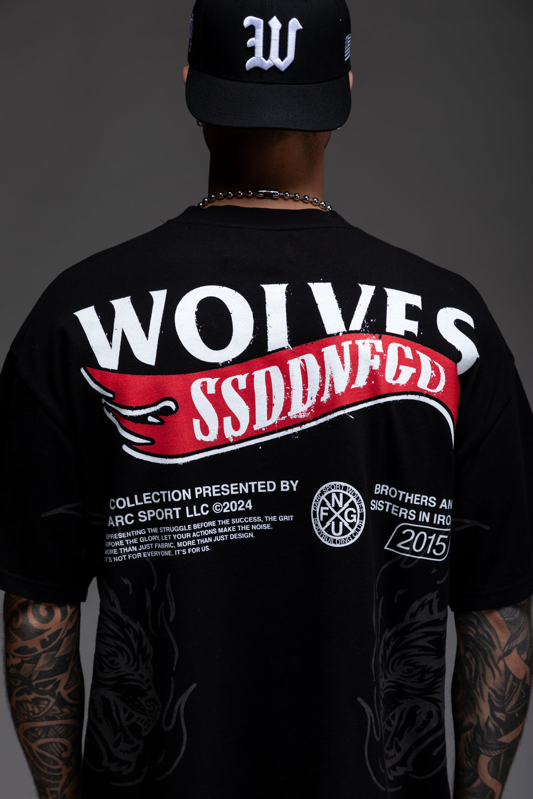 Till The Wheels Fall Off V2 "Premium" Oversized Tee in Black
