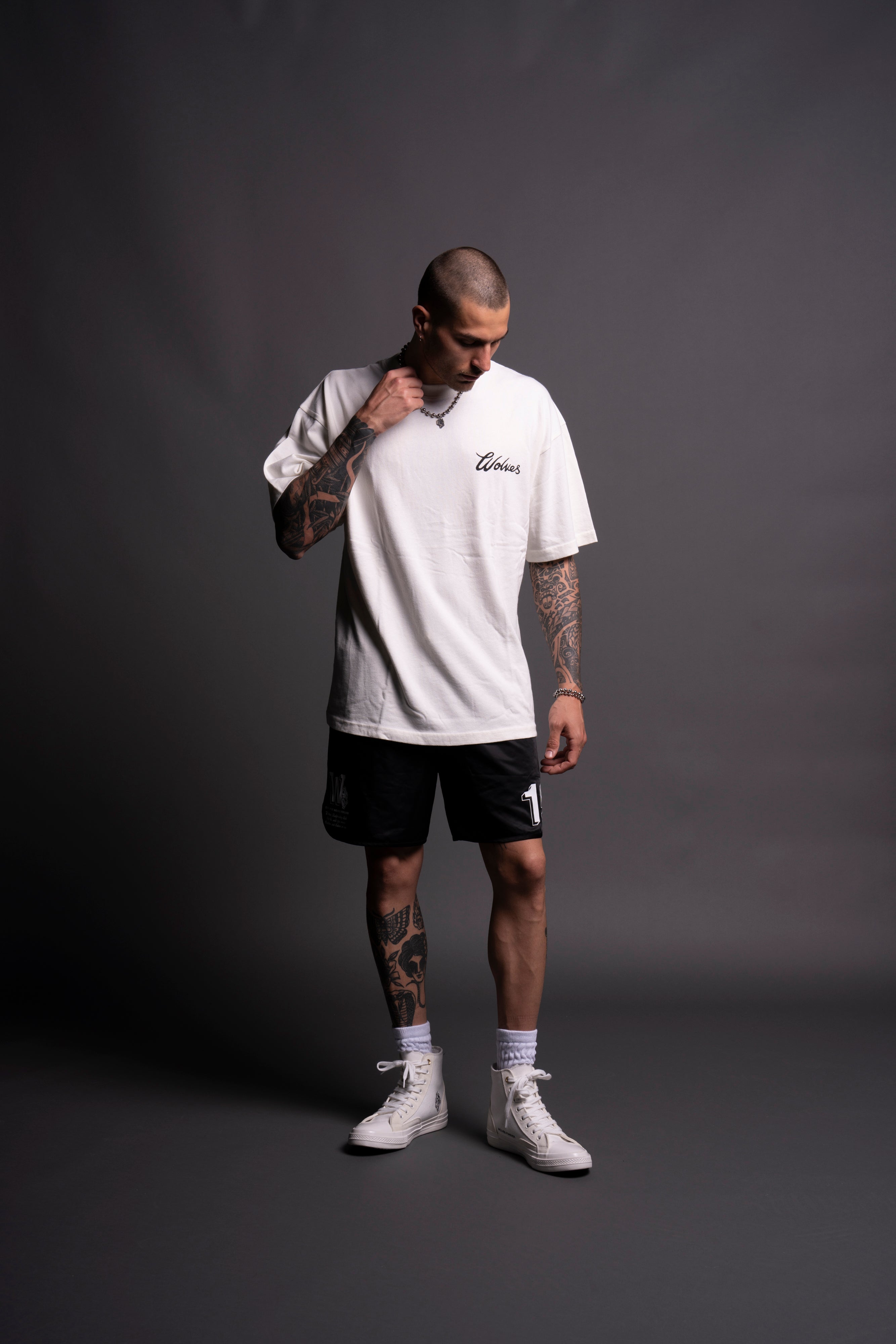 Our Tale "Premium" Oversized Tee in Cream