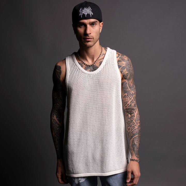 Since Patch Satva Knit Tank in Cream