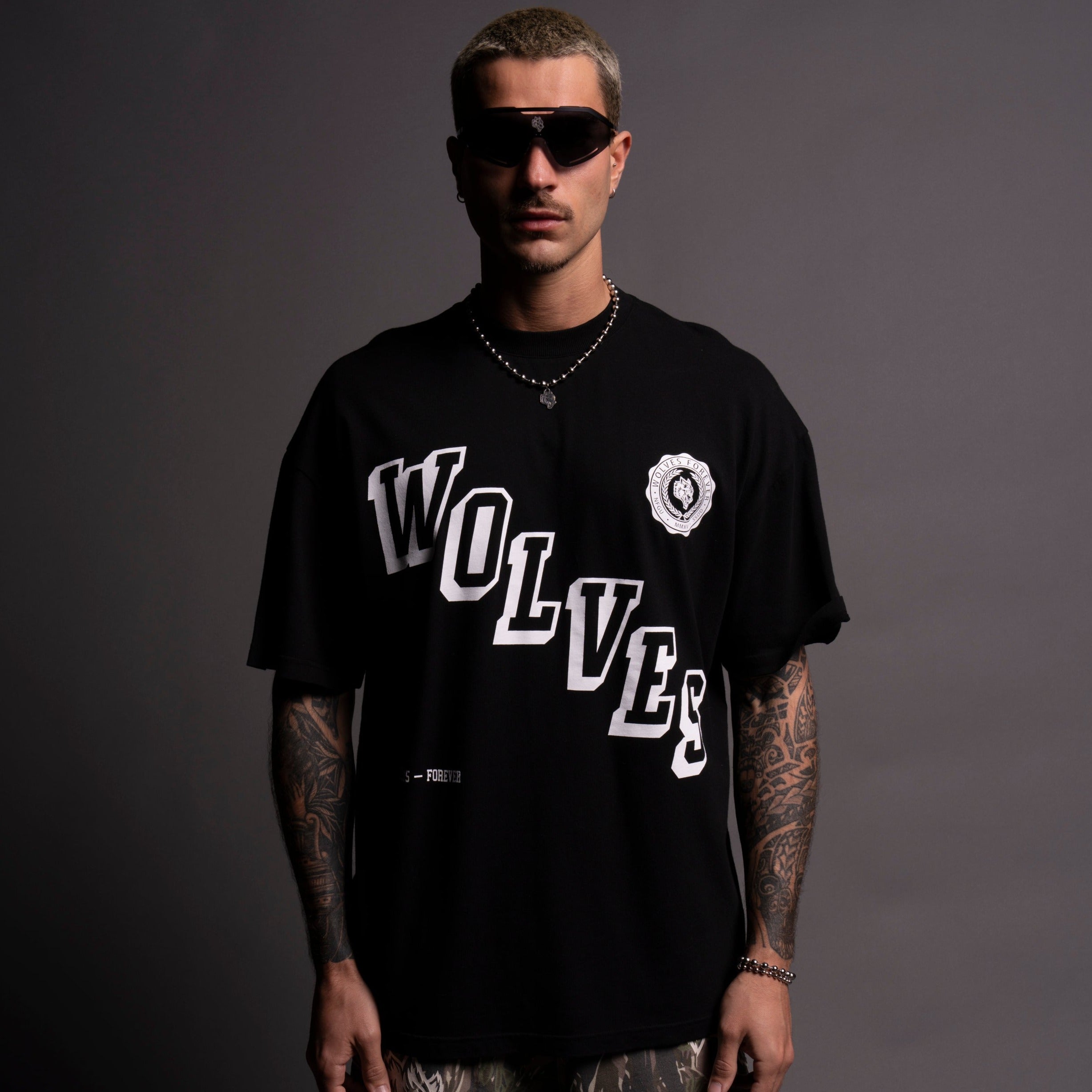 Stairs "Premium" Oversized Tee in Black