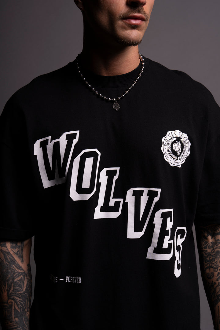 Stairs "Premium" Oversized Tee in Black