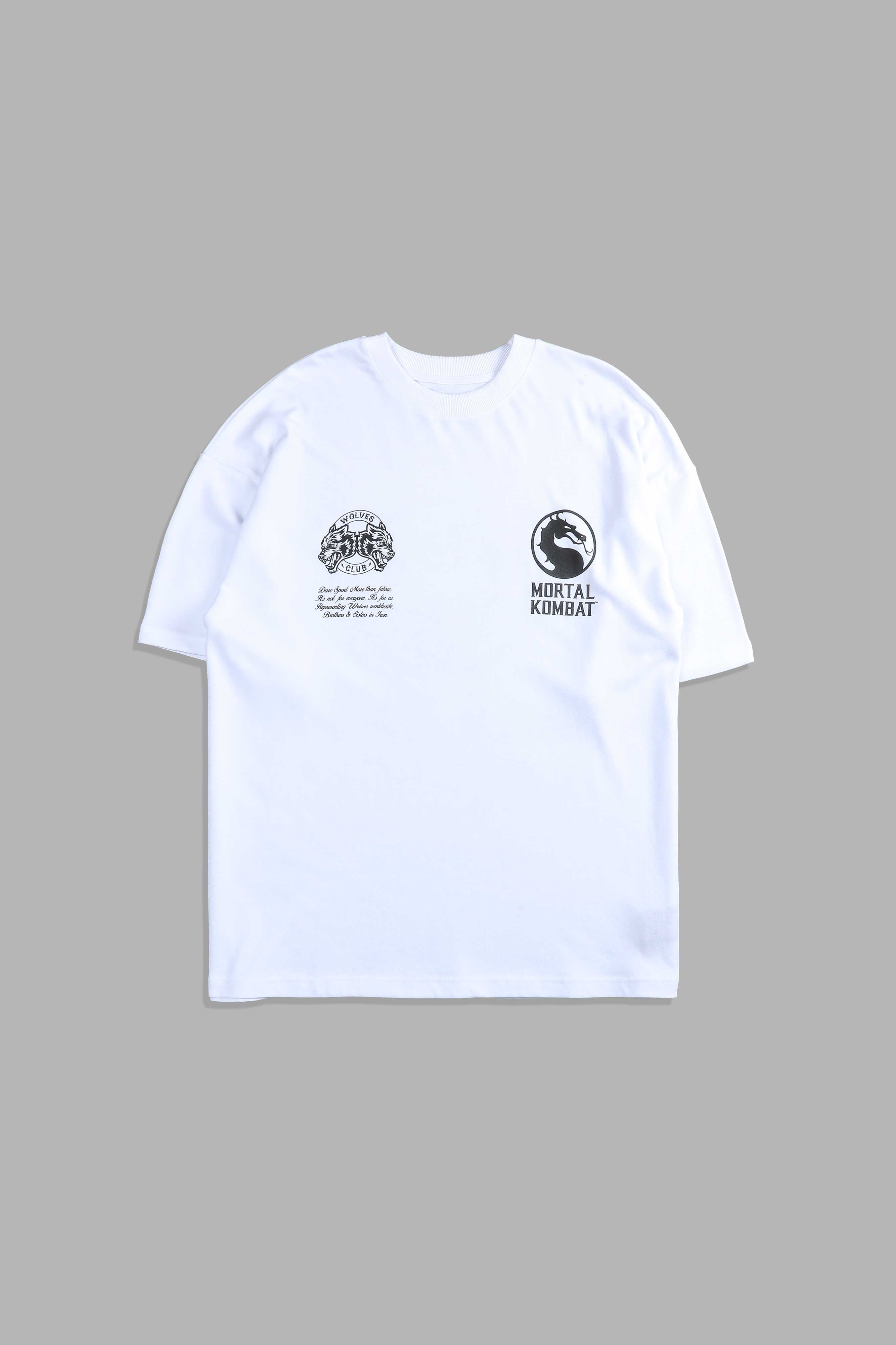 Test Your Might Premium Oversized Tee in White