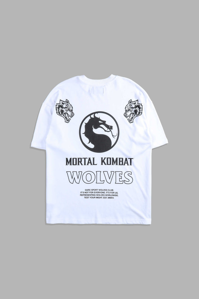 Test Your Might Premium Oversized Tee in White – DarcSport