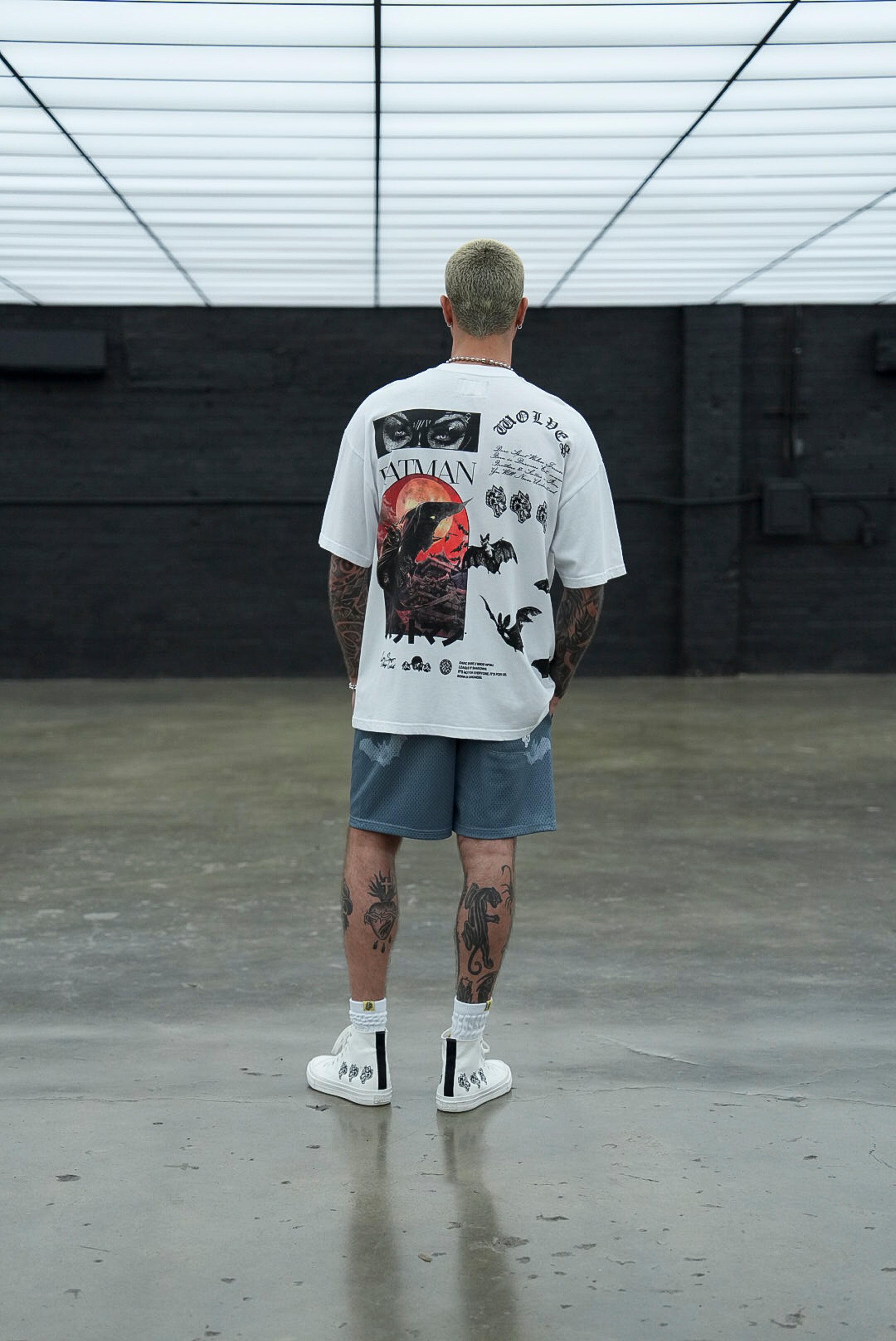 Darc Cave "Premium" Oversized Tee in White