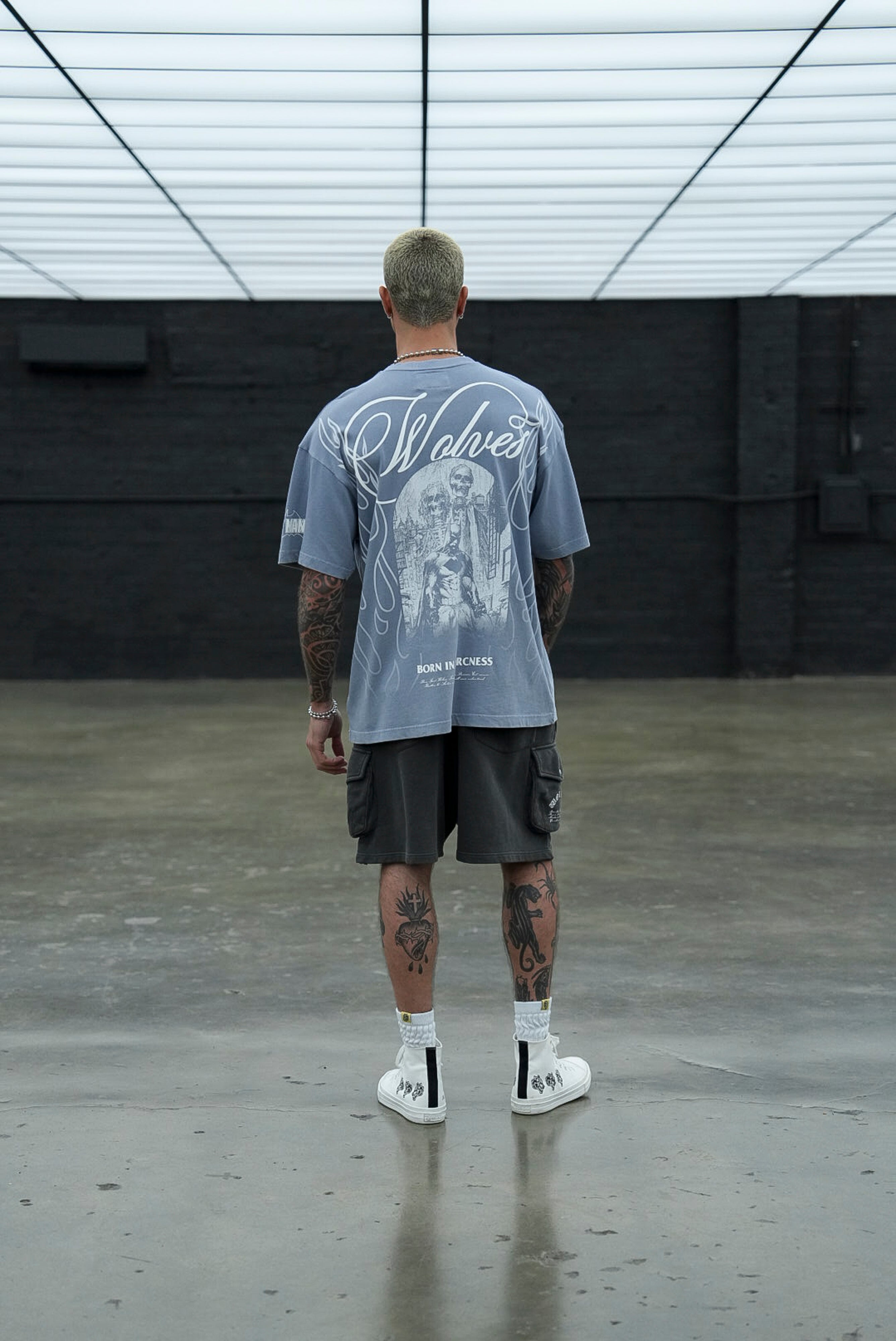 (1 Of 500) Darc Rises "Premium" Oversized Tee in Purple Stone