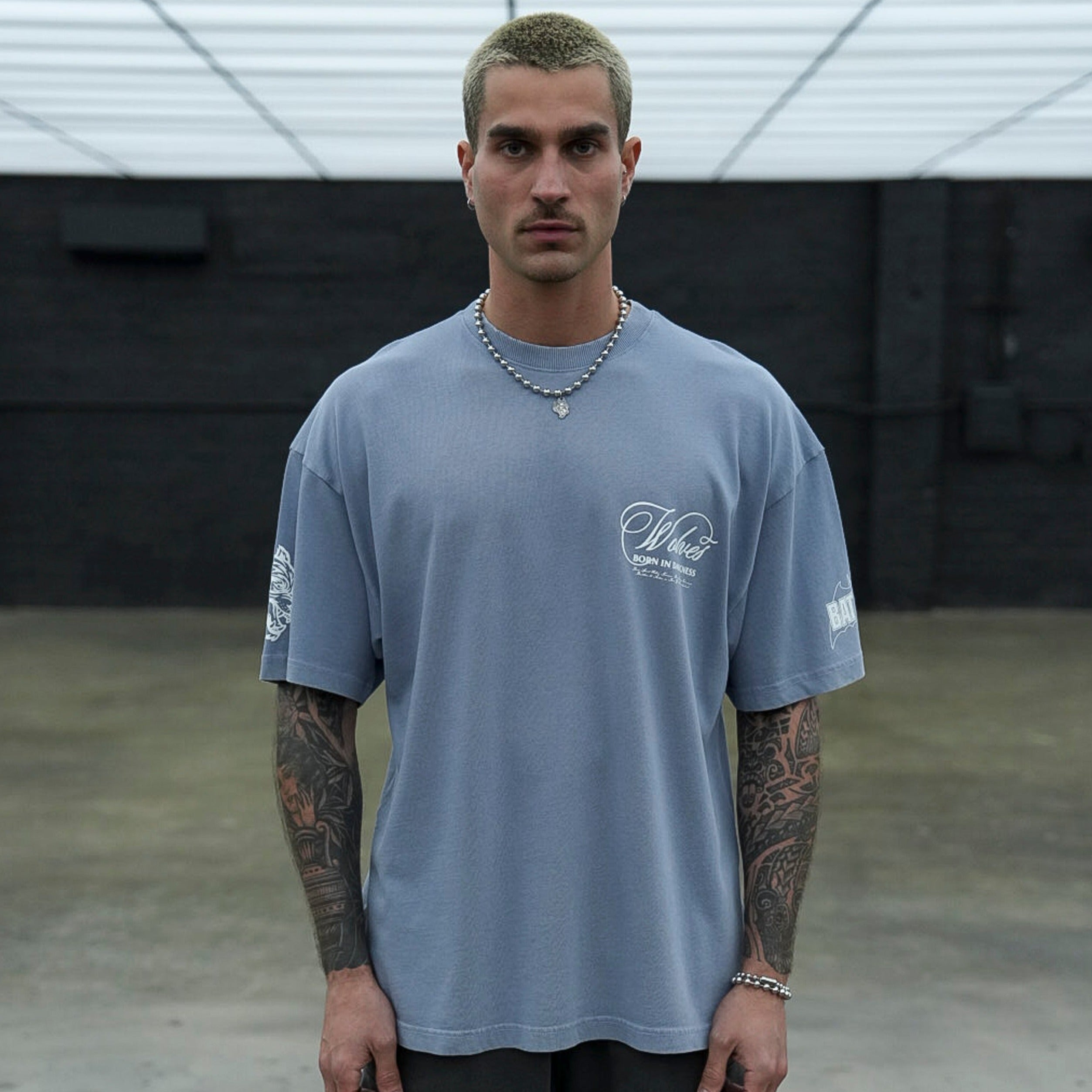 (1 Of 500) Darc Rises "Premium" Oversized Tee in Purple Stone