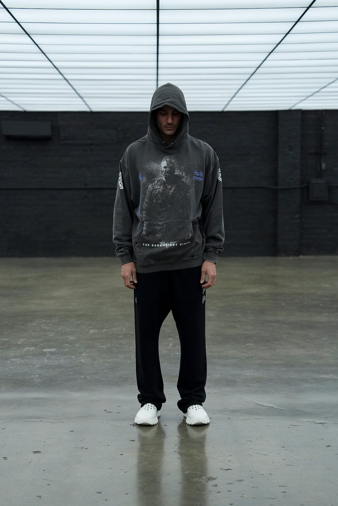 Rise Again V2 "Pierce" Hoodie in Wolf Gray