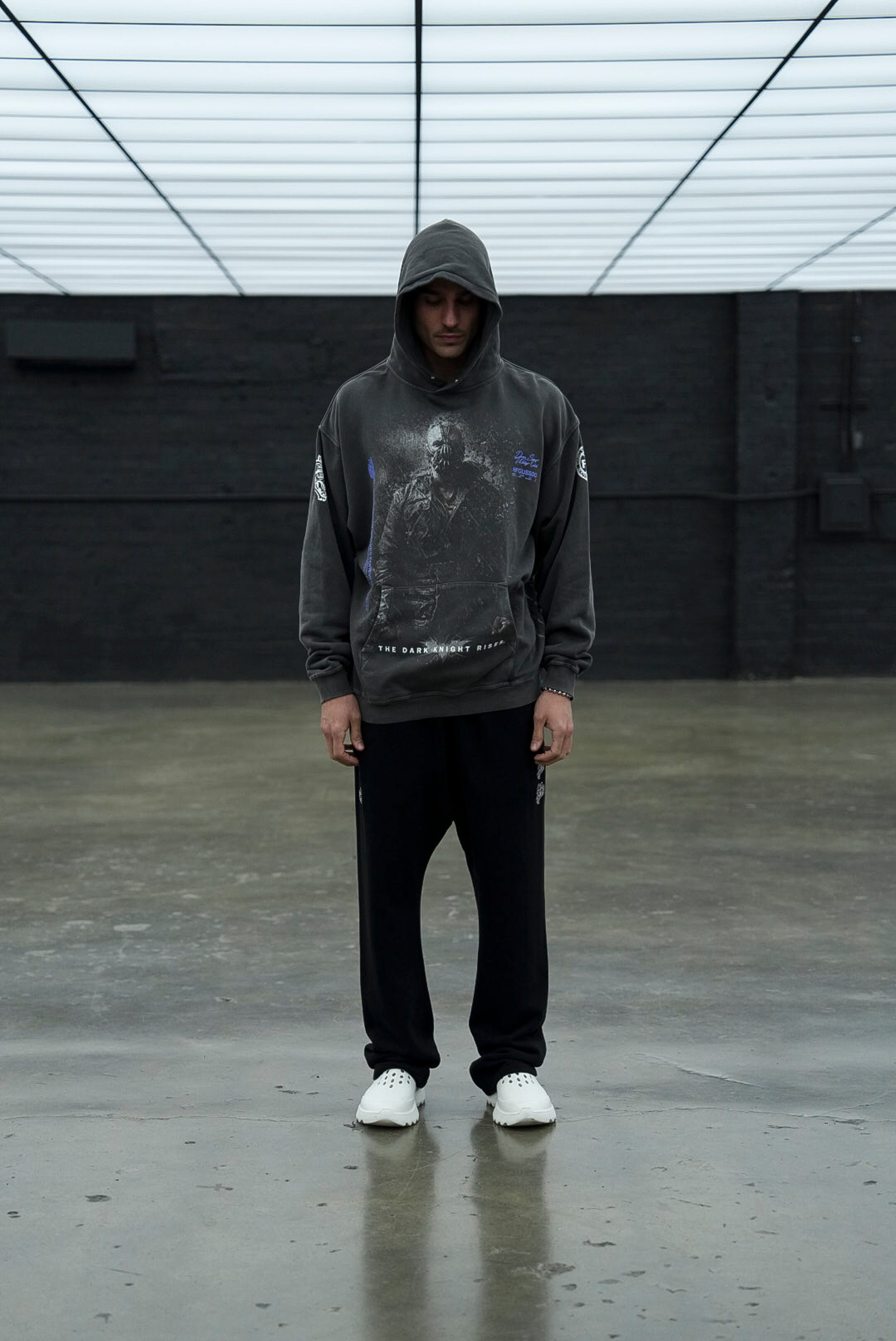 Rise Again V2 "Pierce" Hoodie in Wolf Gray