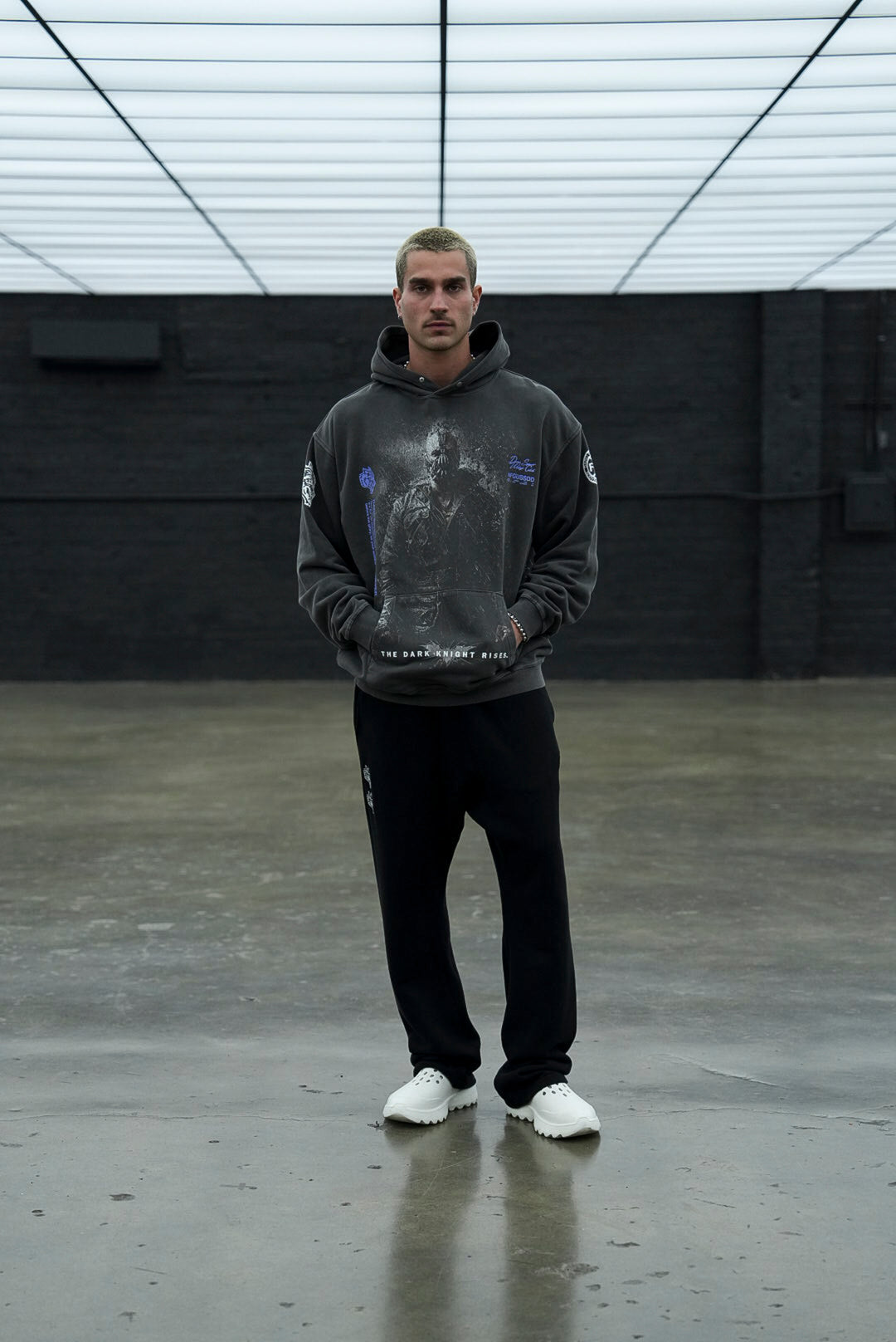 Rise Again V2 "Pierce" Hoodie in Wolf Gray