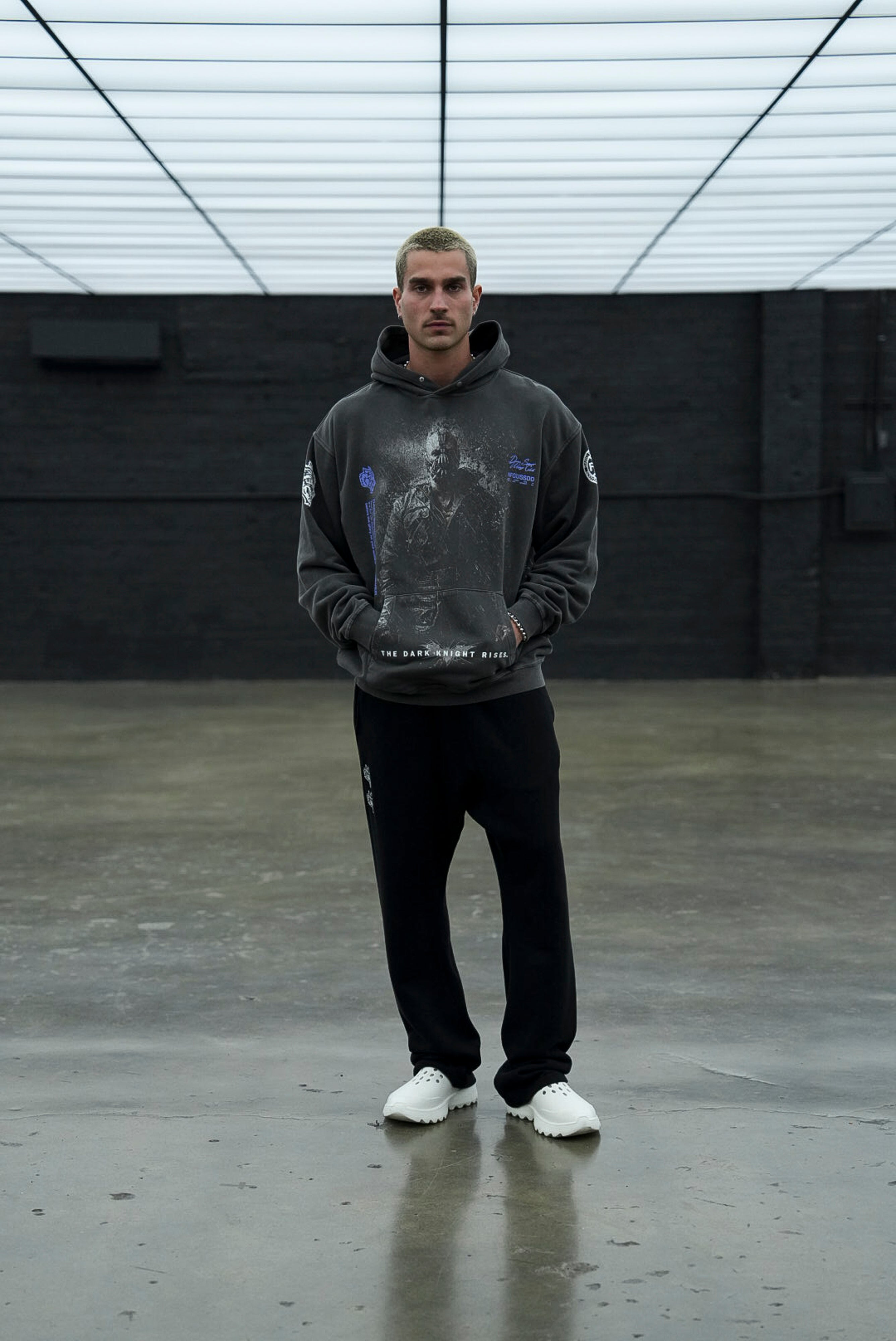 Rise Again V2 "Pierce" Hoodie in Wolf Gray