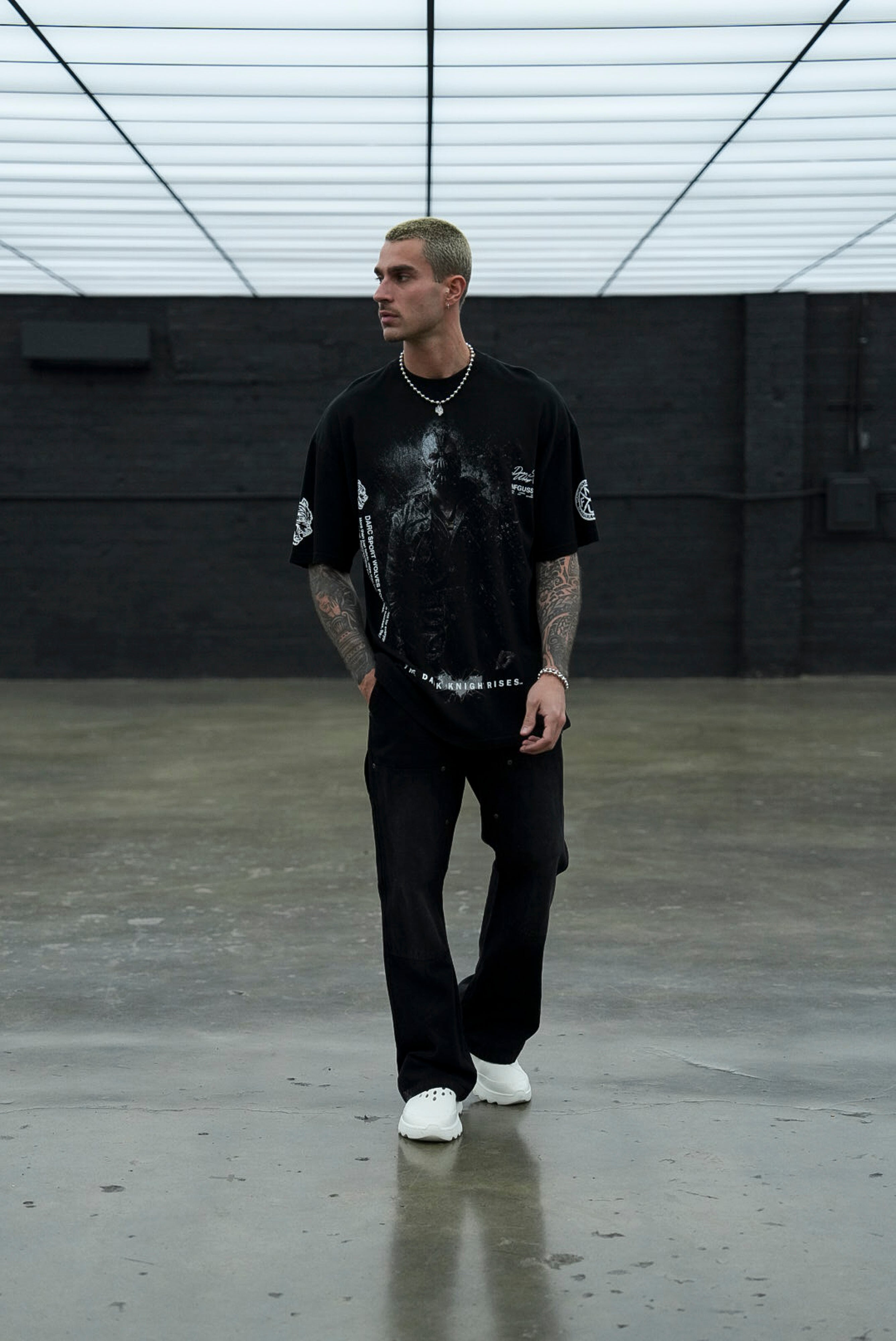 Rise Again V2 "Premium" Oversized Tee in Black