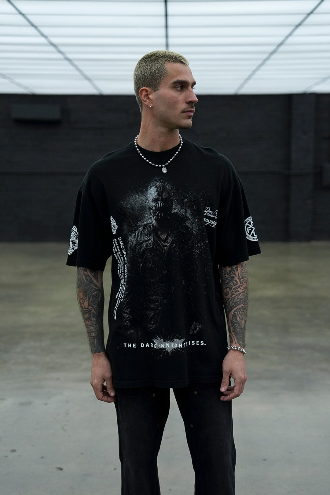 Rise Again V2 "Premium" Oversized Tee in Black