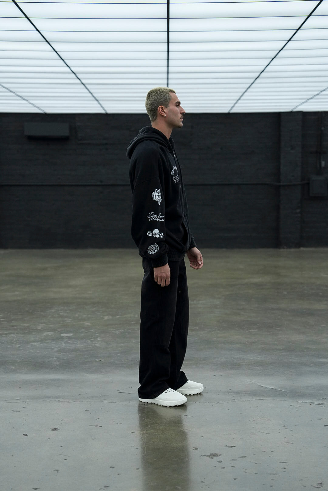 Villain "Chambers" Zip Hoodie in Black