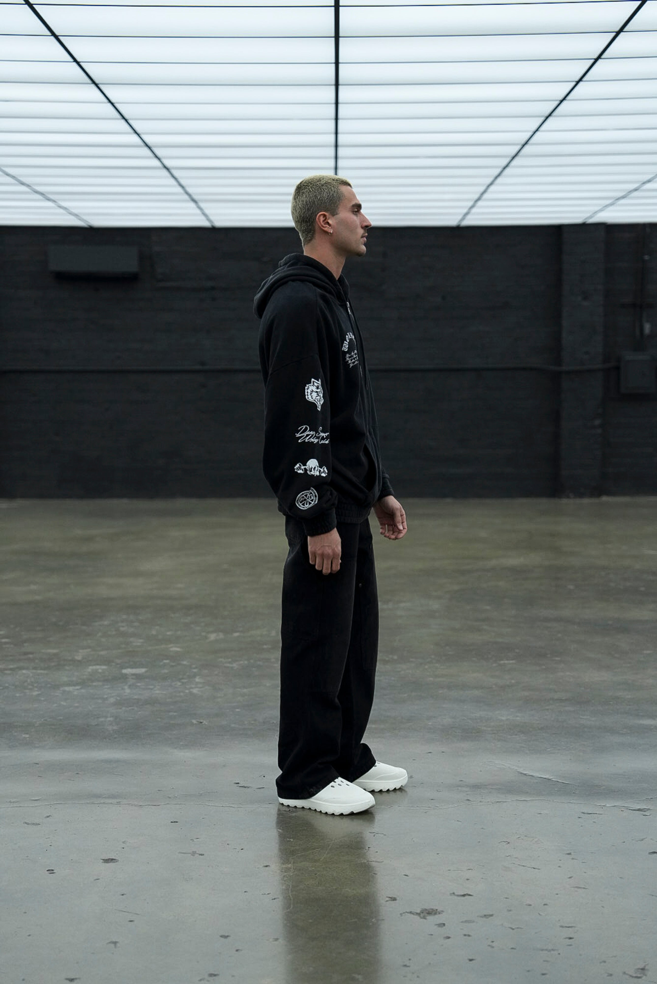 Villain "Chambers" Zip Hoodie in Black