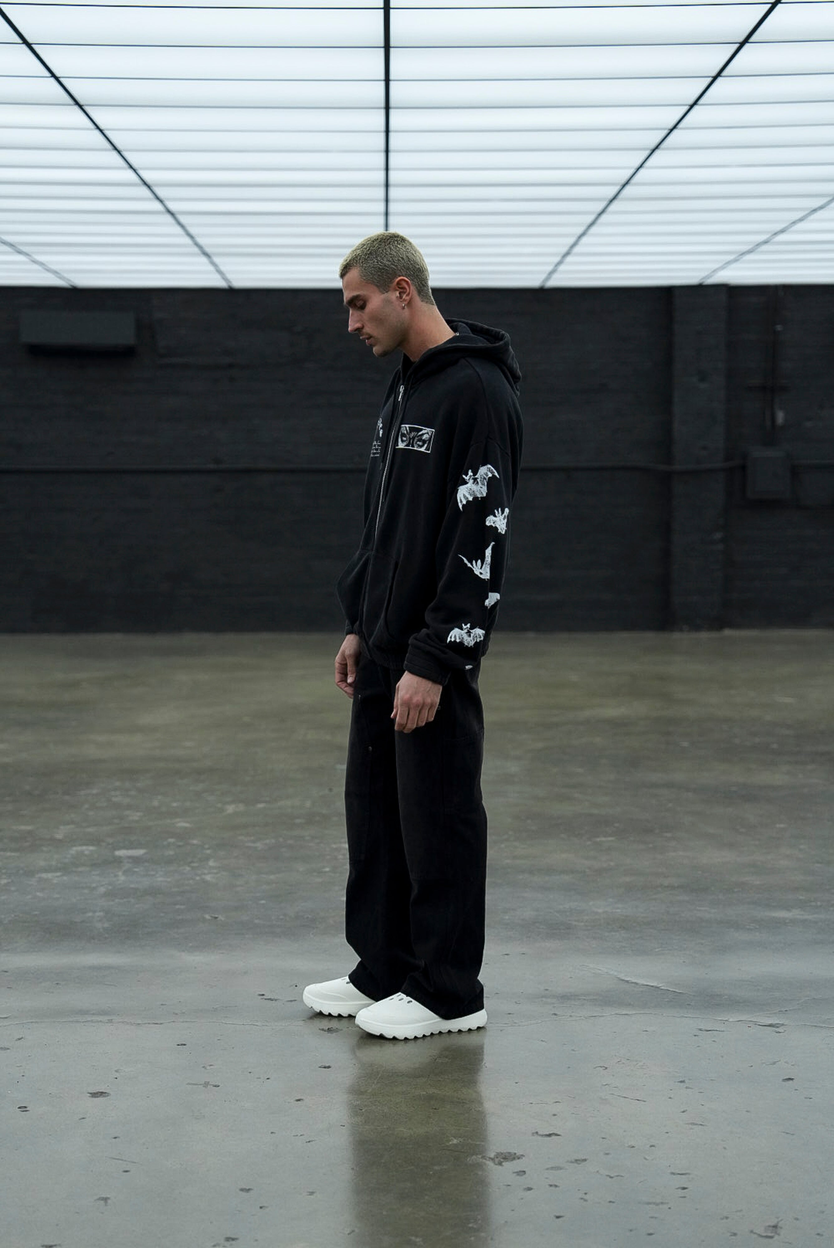 Villain "Chambers" Zip Hoodie in Black