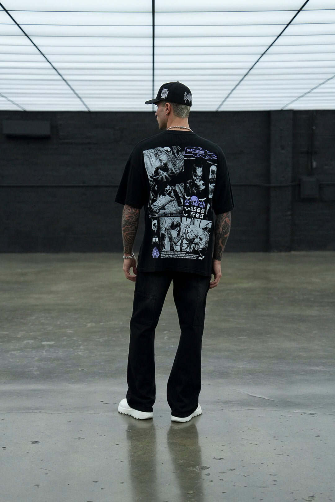 When Darcness Calls "Premium" Oversized Tee in Black