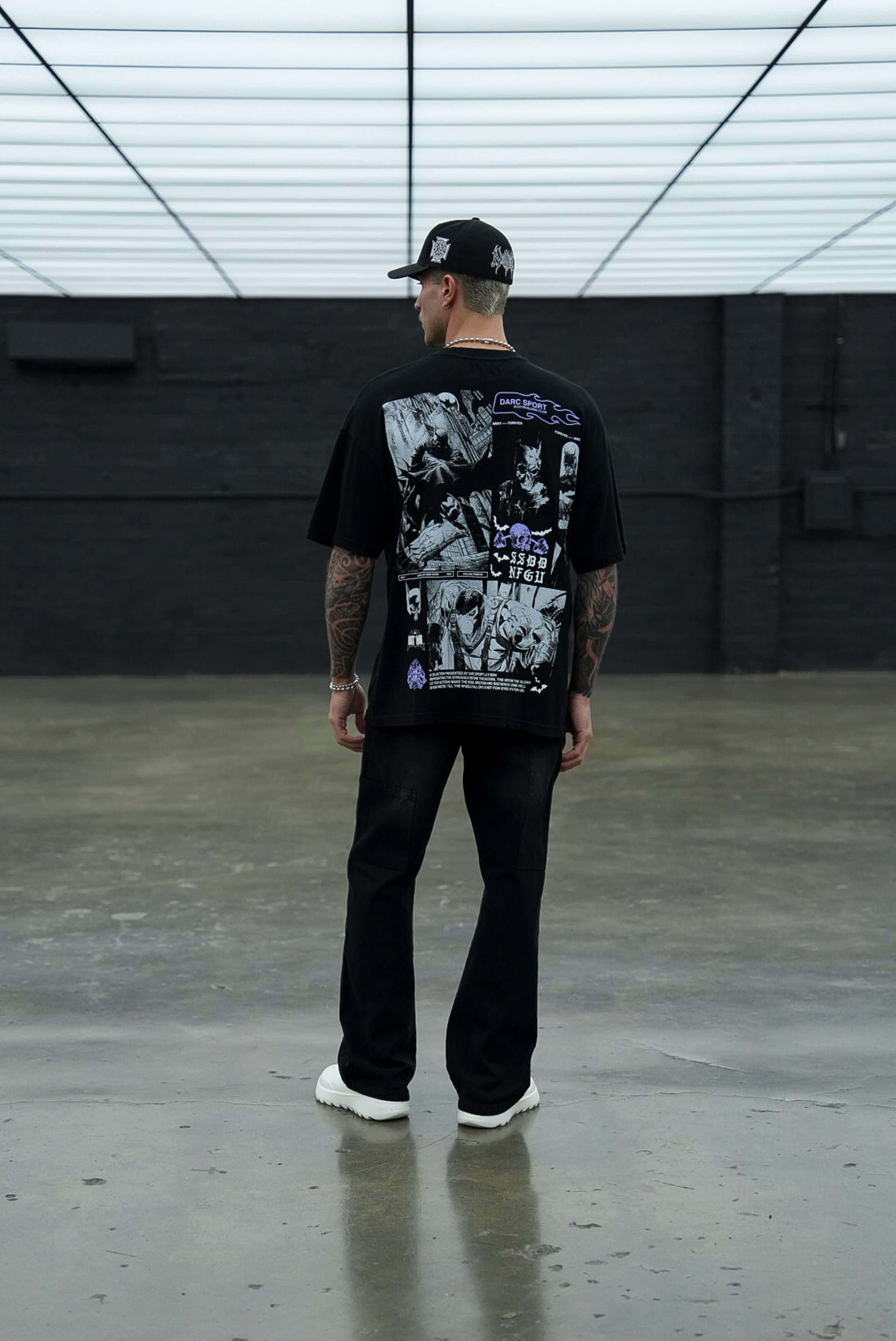 When Darcness Calls "Premium" Oversized Tee in Black