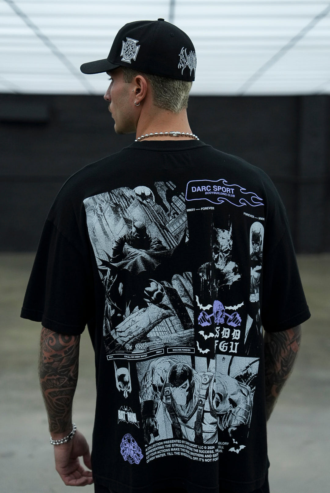When Darcness Calls "Premium" Oversized Tee in Black