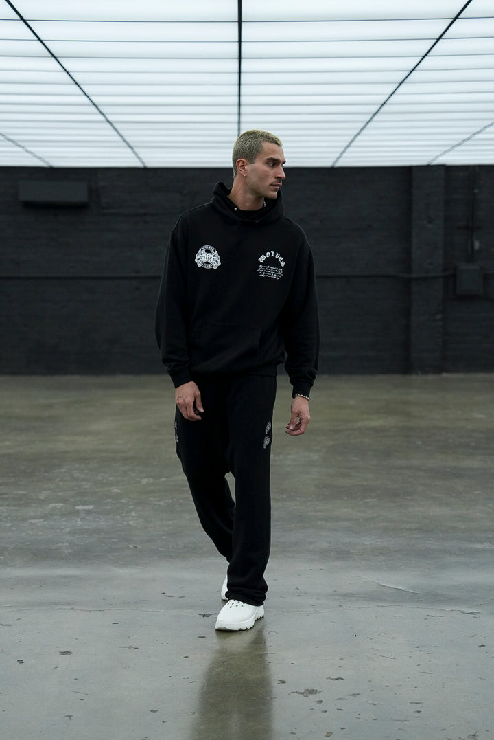 Born In It V2 "Pierce" Hoodie in Black