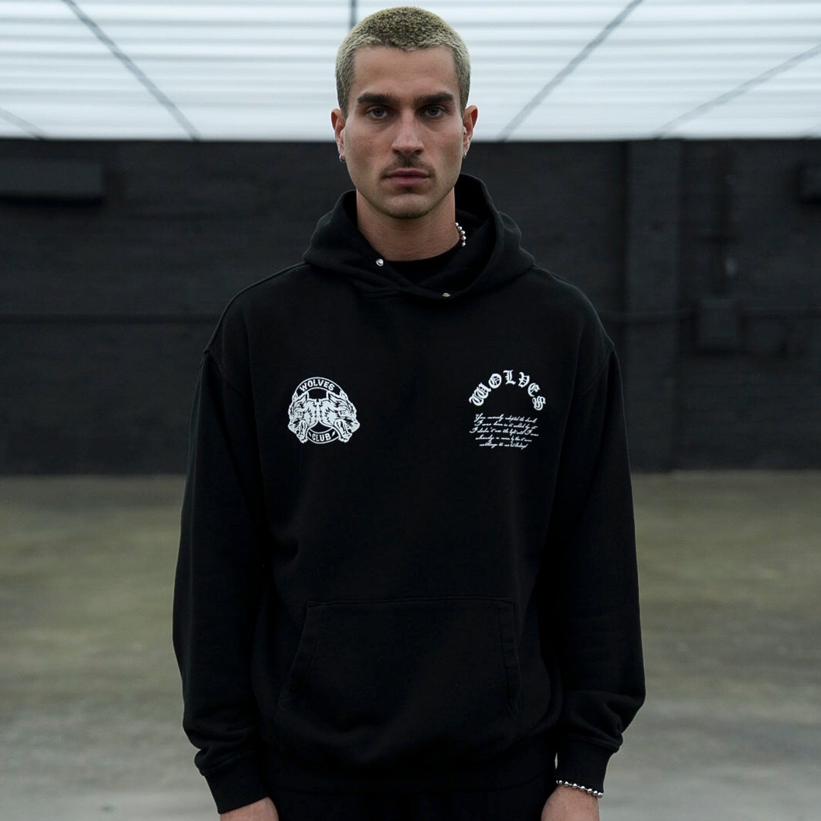 Born In It V2 "Pierce" Hoodie in Black