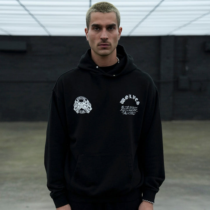 Born In It V2 "Pierce" Hoodie in Black