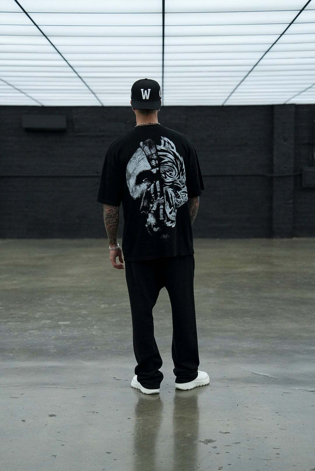 Born In It V2 "Premium" Oversized Tee in Black