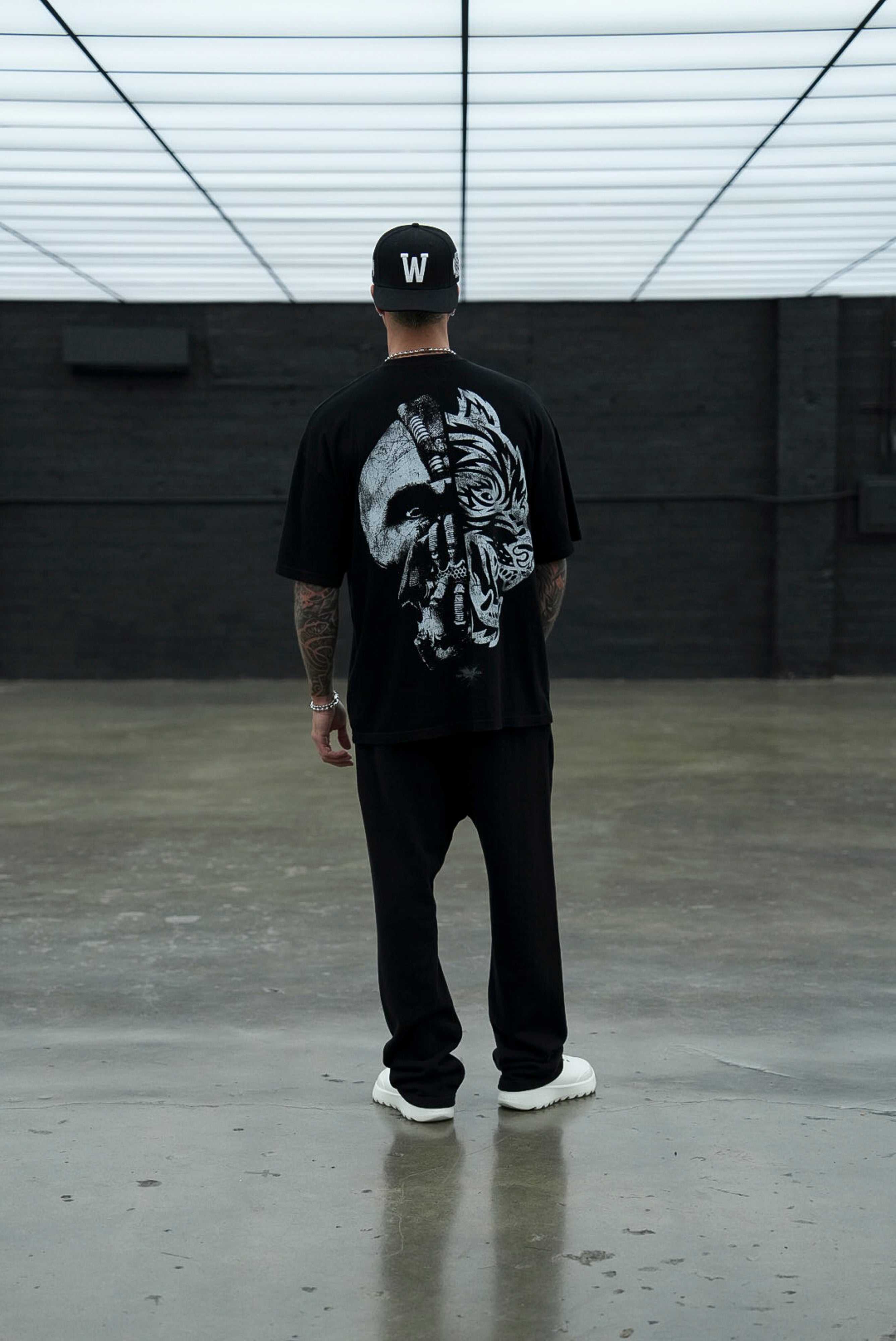 Born In It V2 "Premium" Oversized Tee in Black