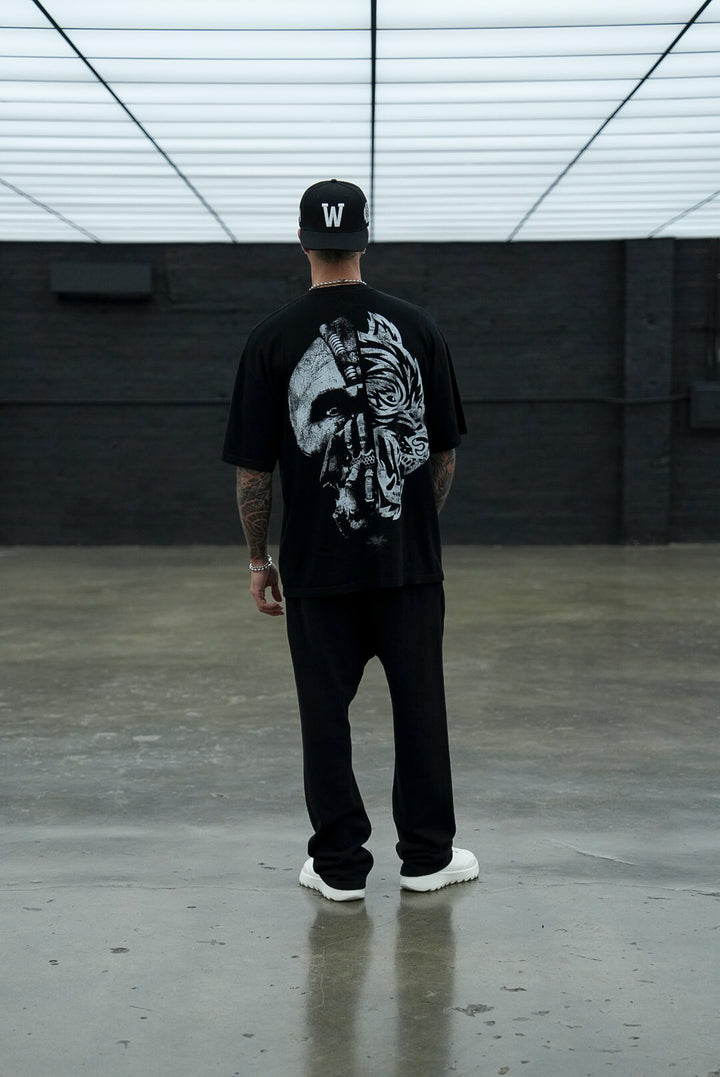 Born In It V2 "Premium" Oversized Tee in Black