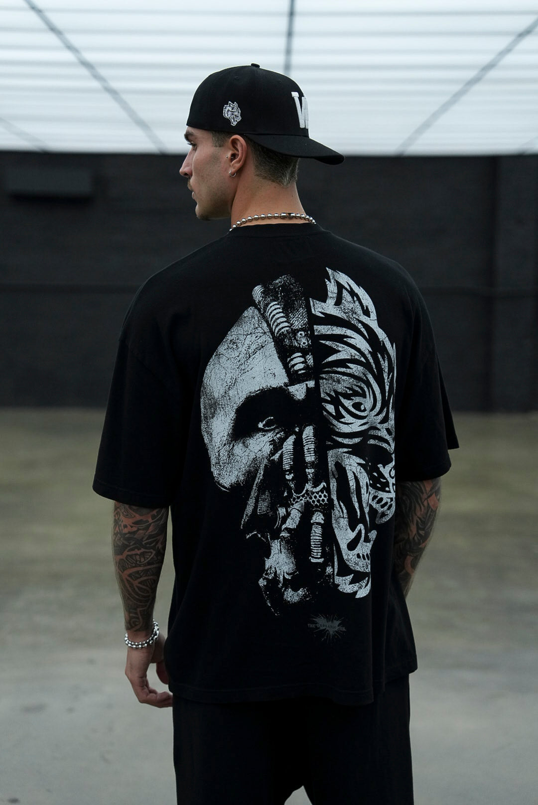 Born In It V2 "Premium" Oversized Tee in Black