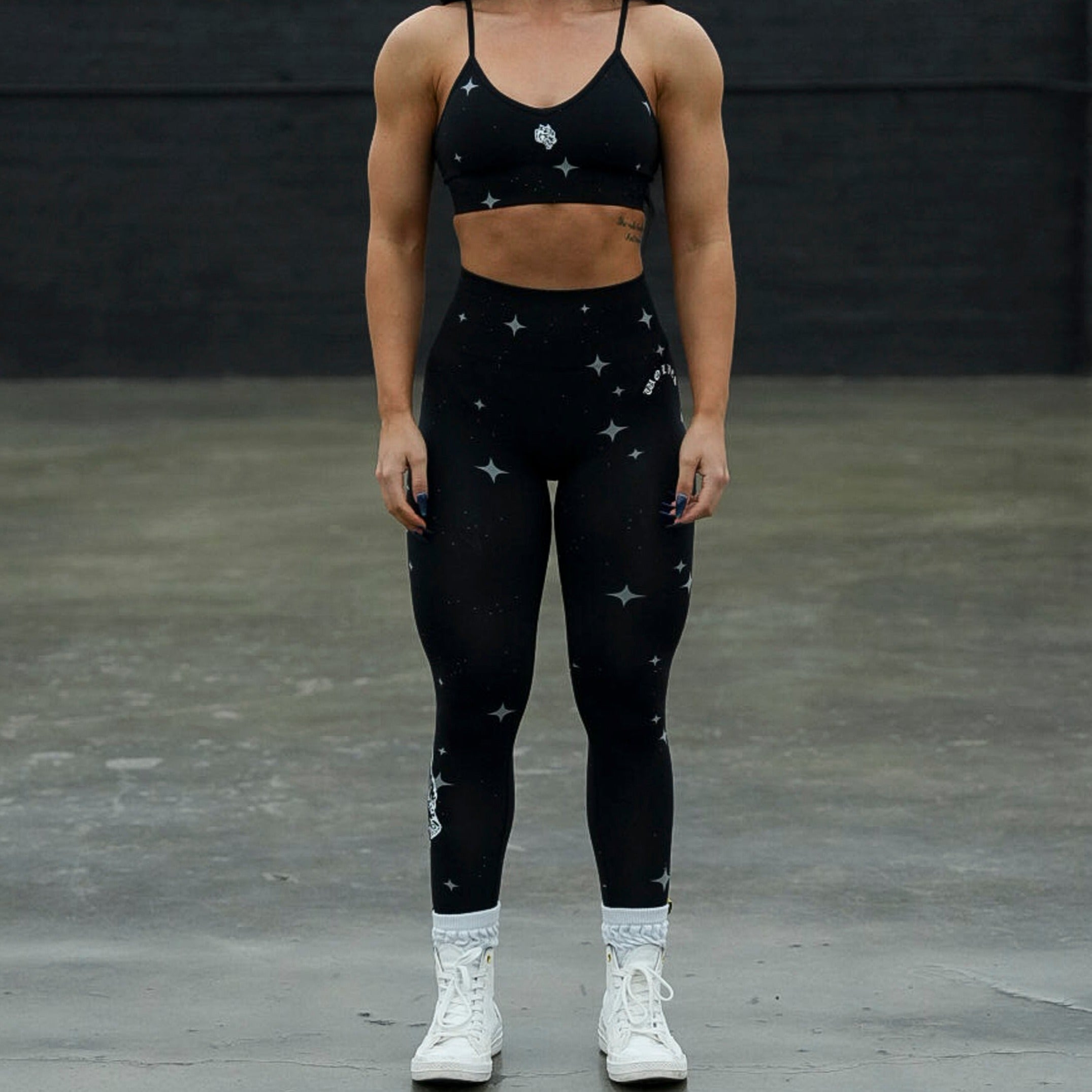 Chopper "Everson Seamless" Leggings in Black Starry Night