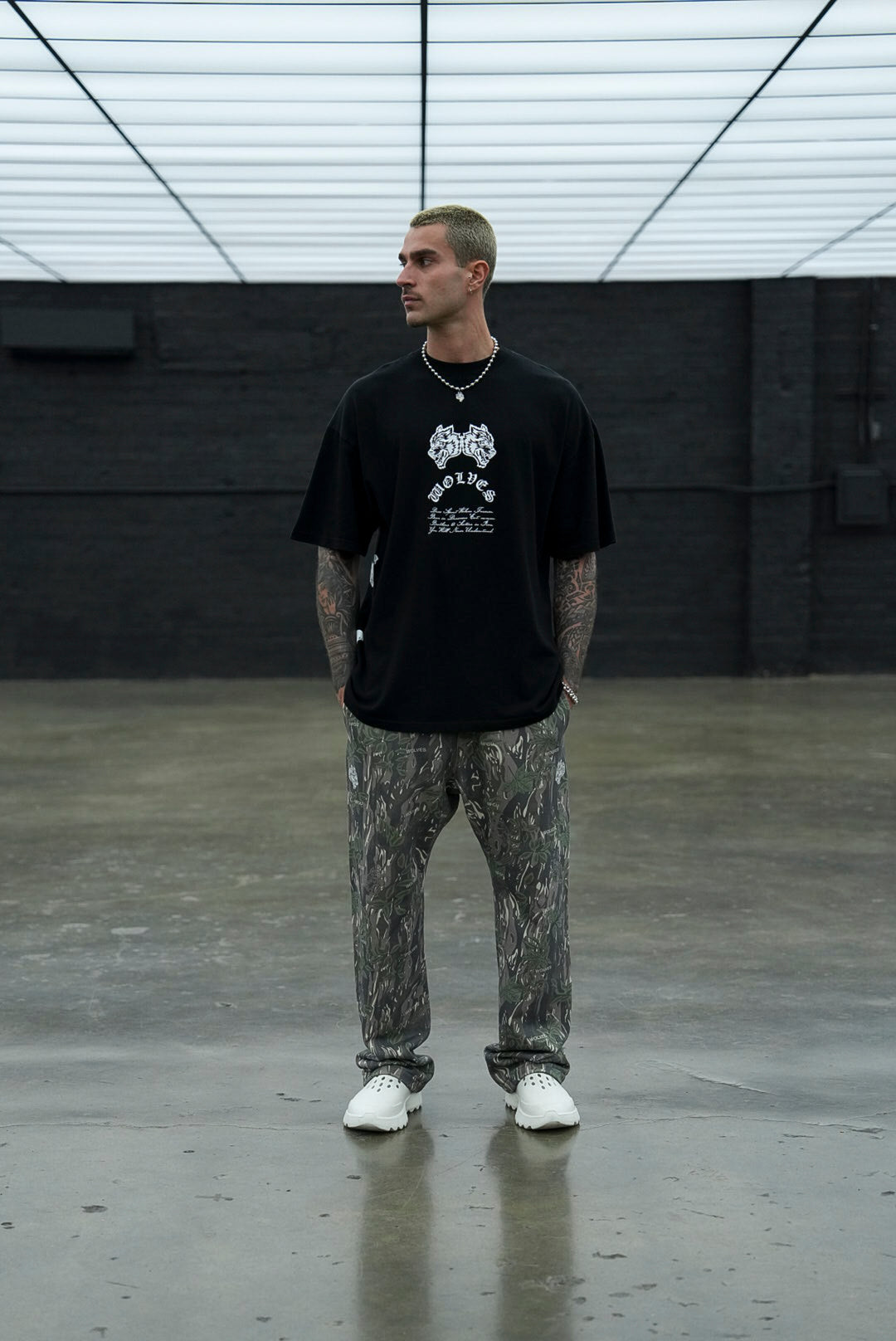 Darc Cave "Premium" Oversized Tee in Black
