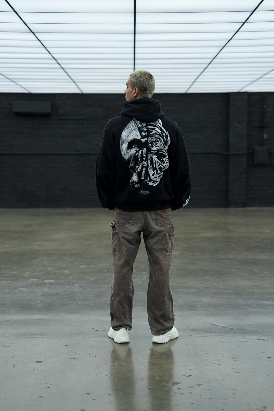 Born In It V2 "Chambers" Zip Hoodie in Black