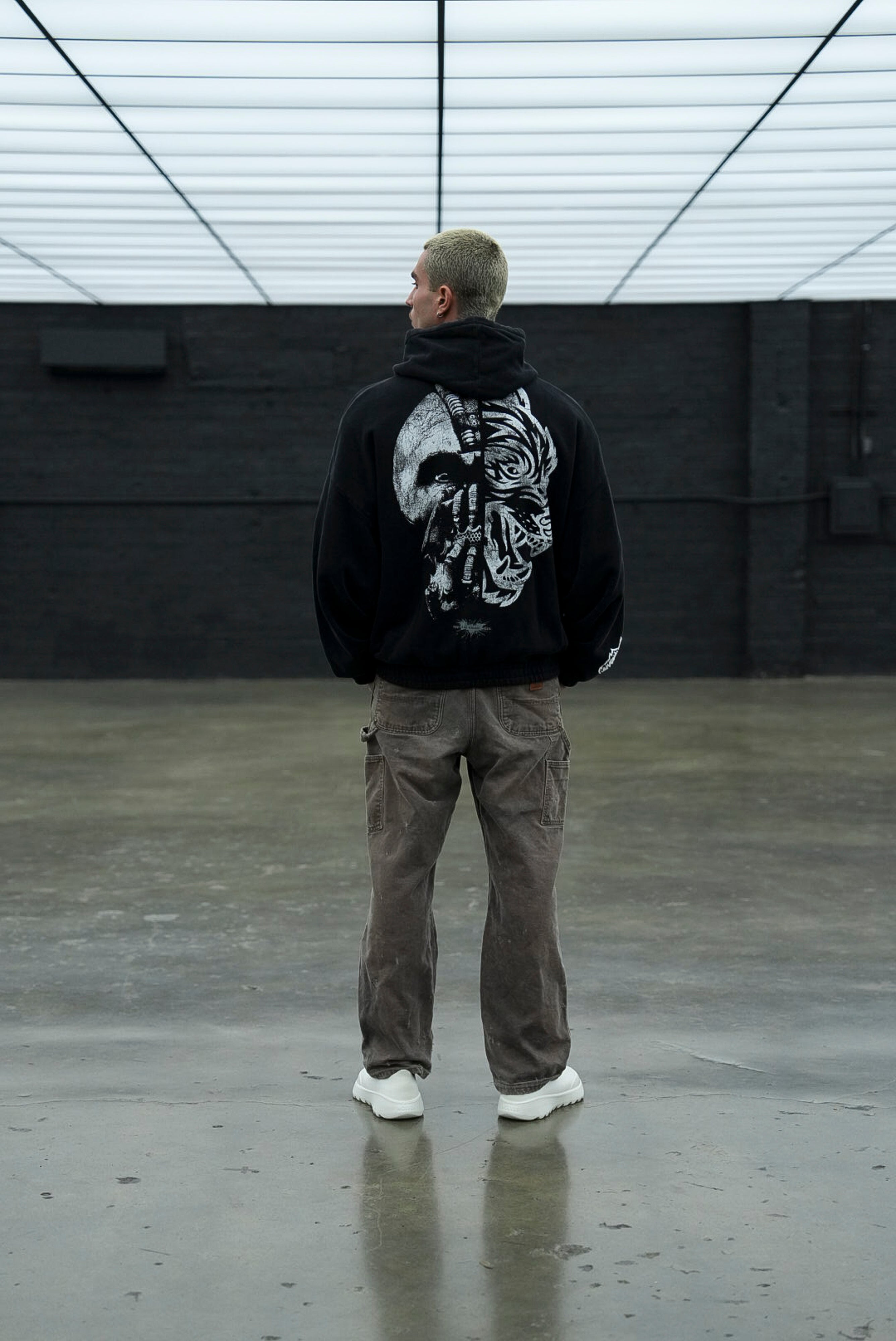 Born In It V2 "Chambers" Zip Hoodie in Black