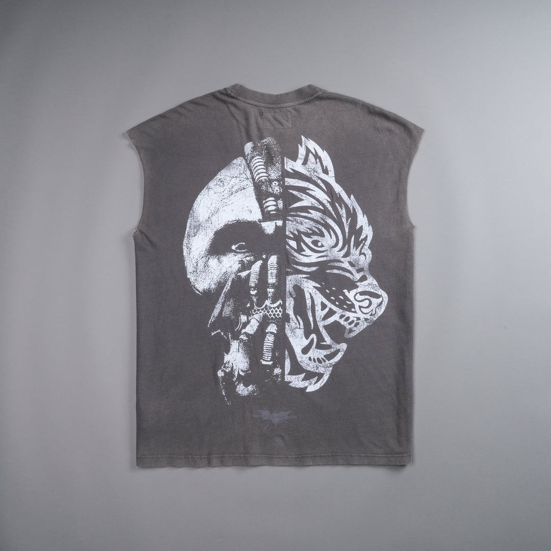 Born In It V2 "Dempsey" Muscle Tee in Wolf Gray