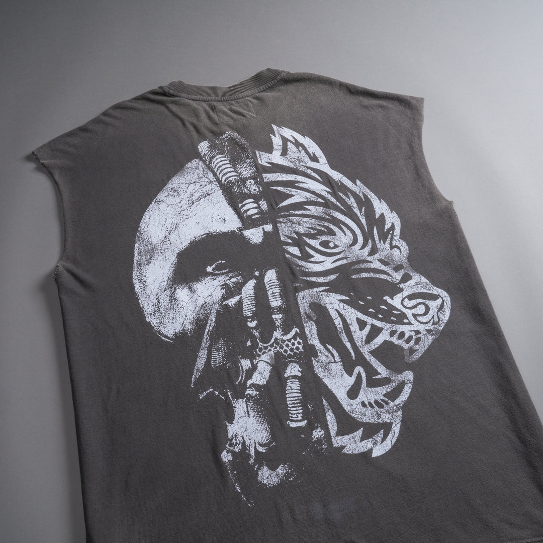 Born In It V2 "Dempsey" Muscle Tee in Wolf Gray