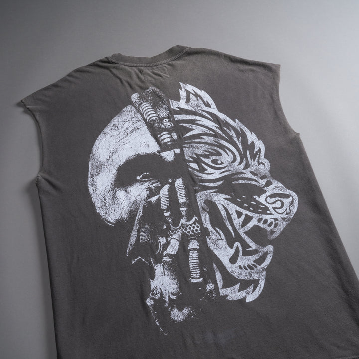 Born In It V2 "Dempsey" Muscle Tee in Wolf Gray