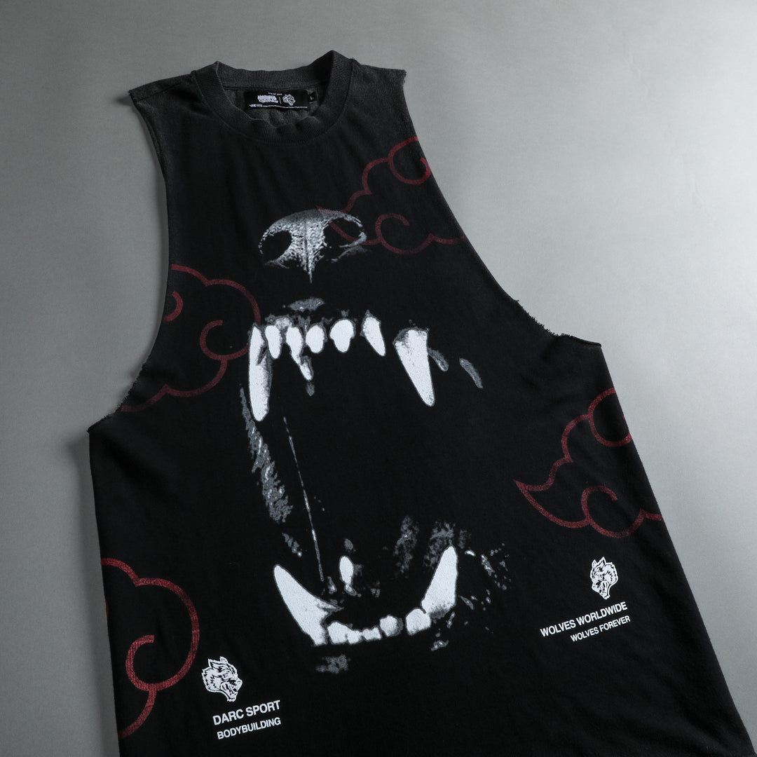 Blood Clouds "Tommy" Muscle Tee in Black