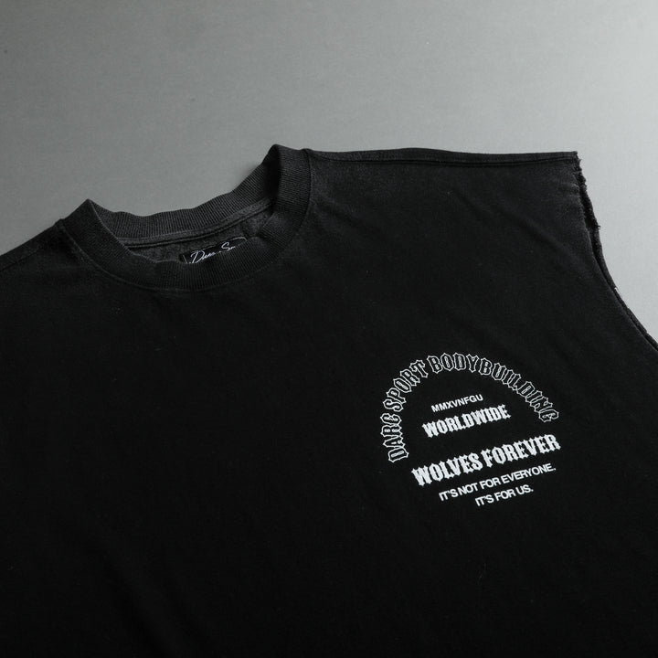 The One You Feed "Premium Vintage" Muscle Tee in Black