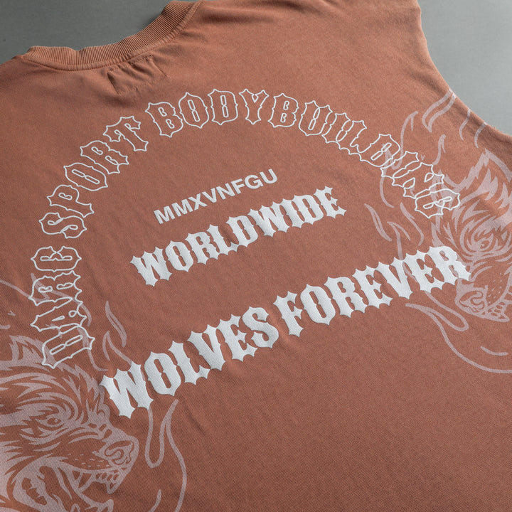 The One You Feed "Premium Vintage" Muscle Tee in Desert Rose