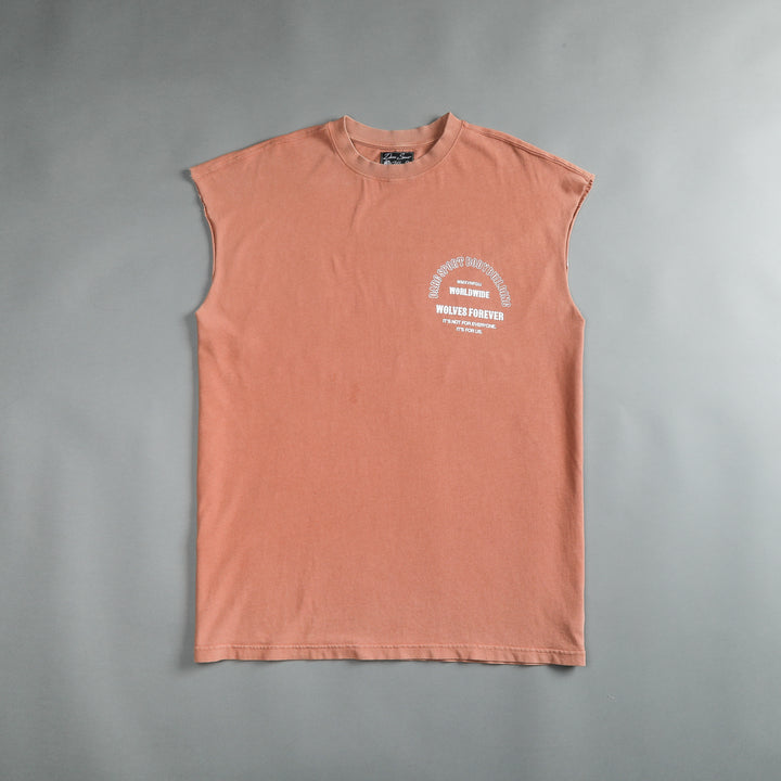 The One You Feed "Premium Vintage" Muscle Tee in Desert Rose