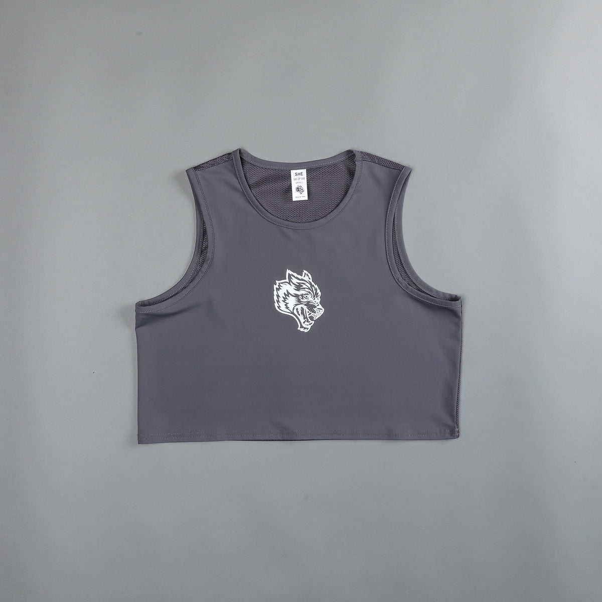 She Our Grit "Dry Wolf" Training Tank in Slate
