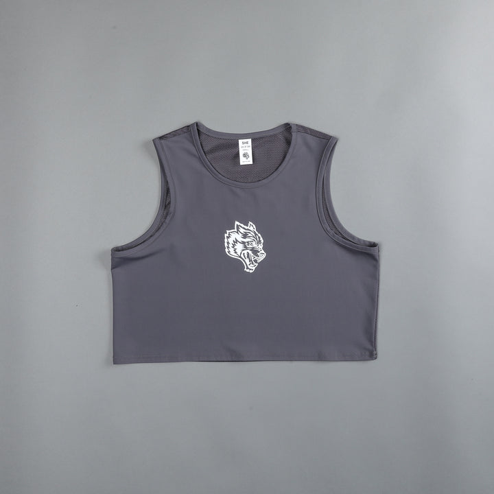 She Our Grit "Dry Wolf" Training Tank in Slate