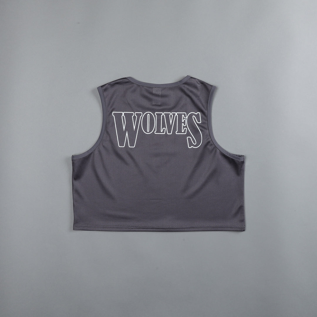 She Our Grit "Dry Wolf" Training Tank in Slate
