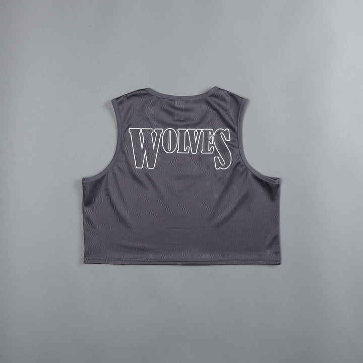 She Our Grit "Dry Wolf" Training Tank in Slate