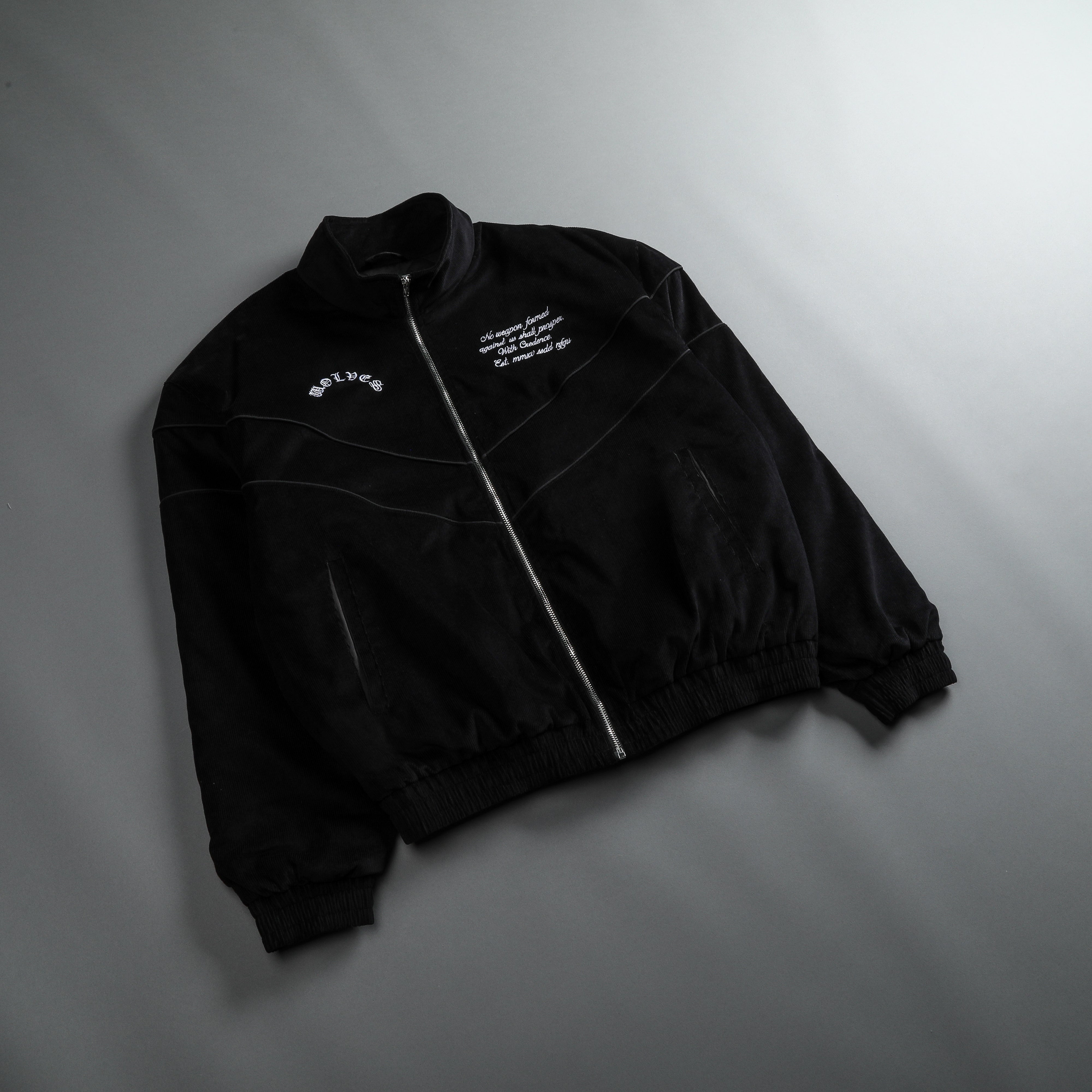 Chopper Corduroy Balboa Jacket in Black