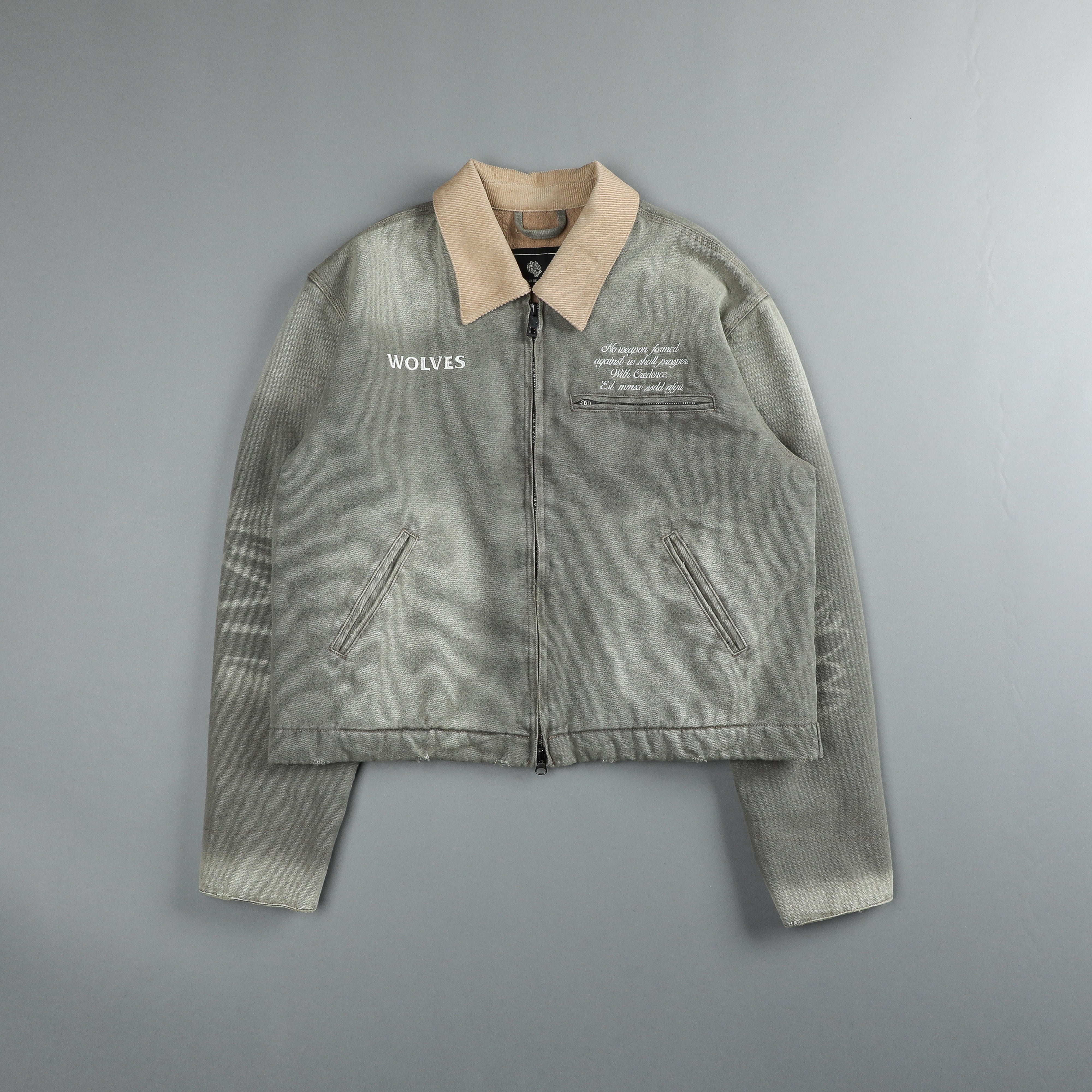 Hard shop work jacket